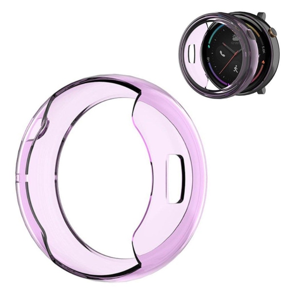 Amazfit Nexo klart TPU-cover - Gennemsigtig Lilla Purple