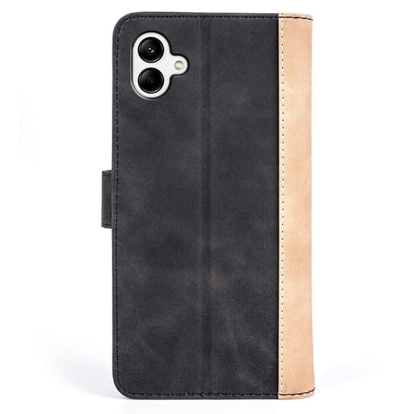 Tofarget lærdeksel for Samsung Galaxy A04 - Svart Black
