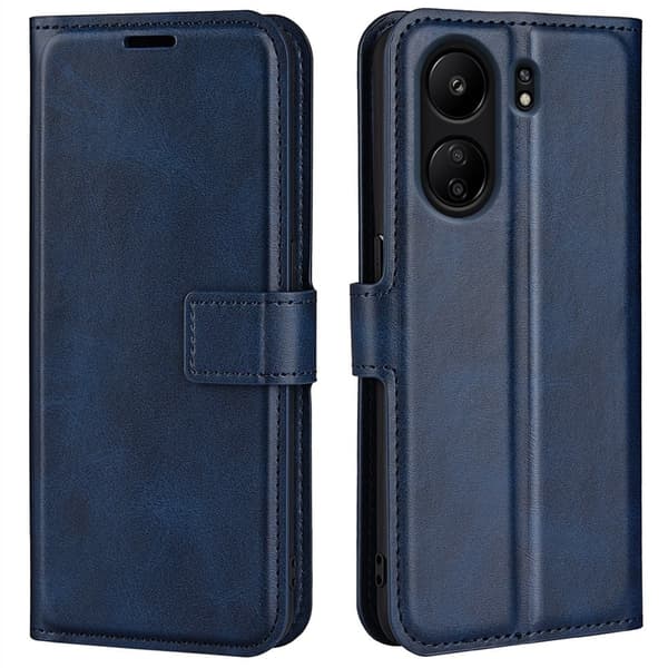 Classic Xiaomi Redmi 13C / Xiaomi Poco C65 flip etui - Blå Blue