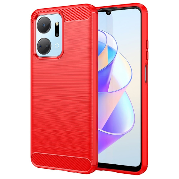 Carbon Flex Suojakotelo Honor X7a - Punainen Red