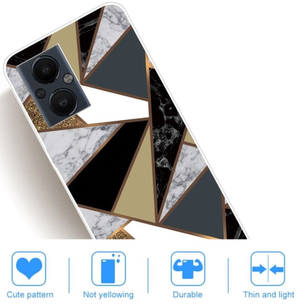 Marble OnePlus Nord N20 5G Etui - Earthly Marmor Fragmenter Multicolor