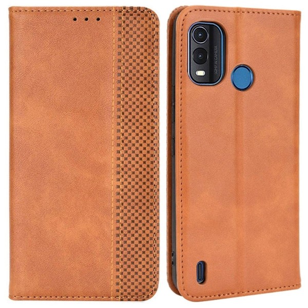 Bofink Vintage Nokia G11 Plus Nahkakotelo - Ruskea Brown
