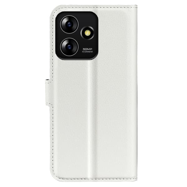 Classic ZTE Blade A73 flip kuoret - Valkoinen White