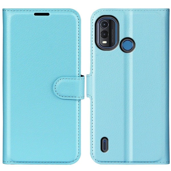 Klassisk Nokia G11 Plus Flip Etui - Blå Blue