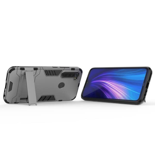 Cool Guard Xiaomi Redmi Note 8 kuoret - Harmaa Silver grey