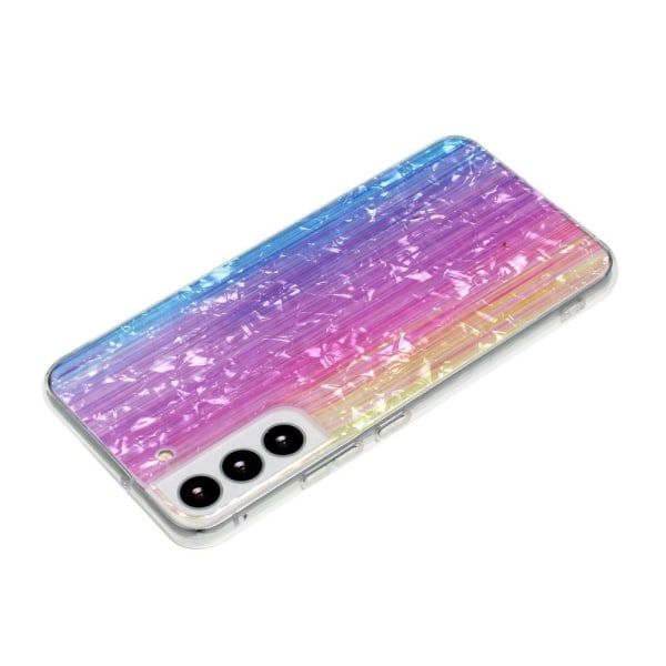 Deco Samsung Galaxy S22 Plus Suojakotelo - Pinkki Rainbow Multicolor