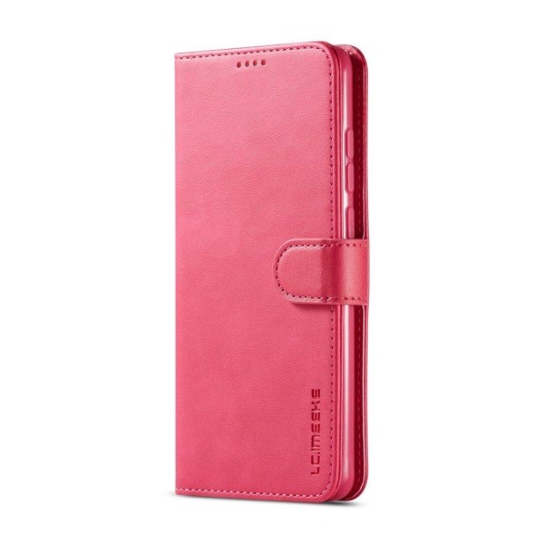 LC.IMEEKE Xiaomi Redmi Note 8 Pro Flip kotelot - Punainen Red