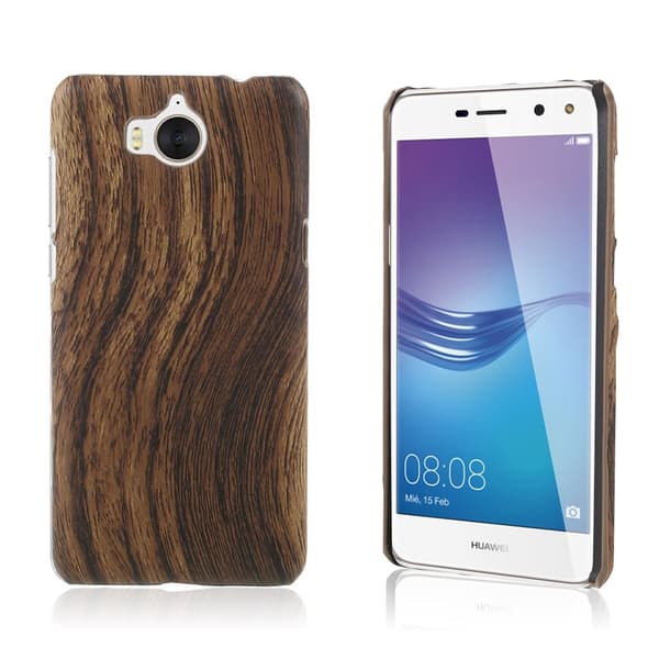 Huawei Y6 (2017) Deksel laget av plastikk og kunstlær – Tre mønster Multicolor