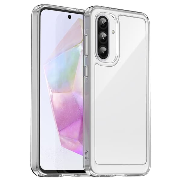 Samsung Galaxy A36 älykäs akryylikansi - Läpinäkyvä Transparent