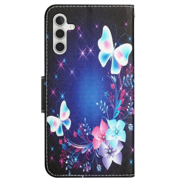 Wonderland Samsung Galaxy A54 Flippetui - Sommerfugl Blue