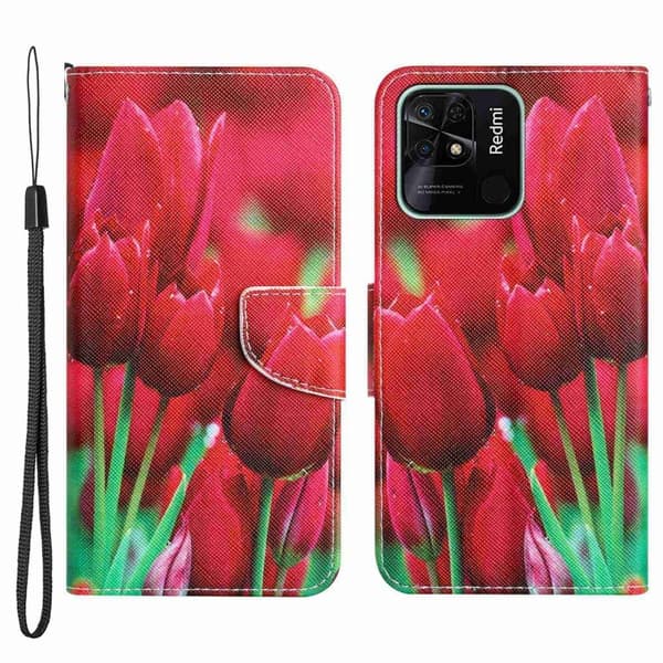 Wonderland Xiaomi Redmi 10C fodral -Röd Röd