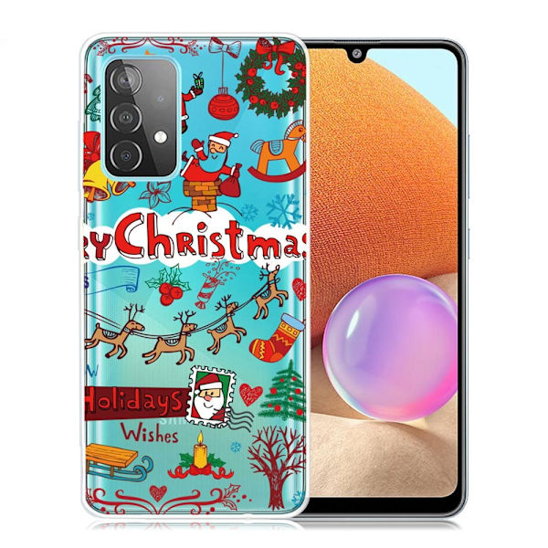 Deco Samsung Galaxy A32 deksel - Juledekorasjon Red