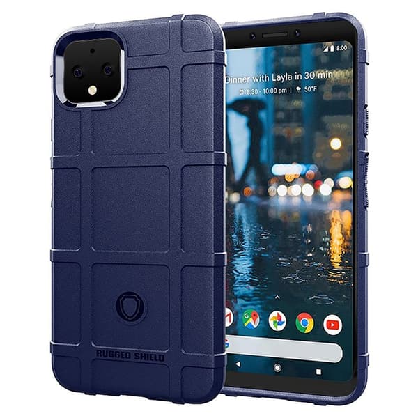 Rugged Shield Google Pixel 4 XL deksel - Blå Blue