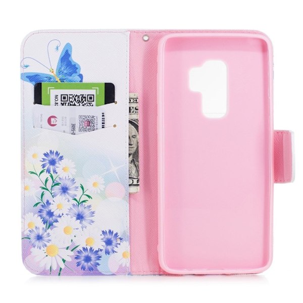 Butterfly läder Samsung Galaxy S9 Plus fodral - Flerfärgad multifärg