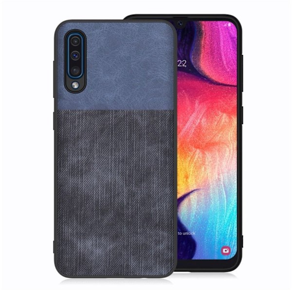 Jeans Samsung Galaxy A50 fodral - Blå Blå