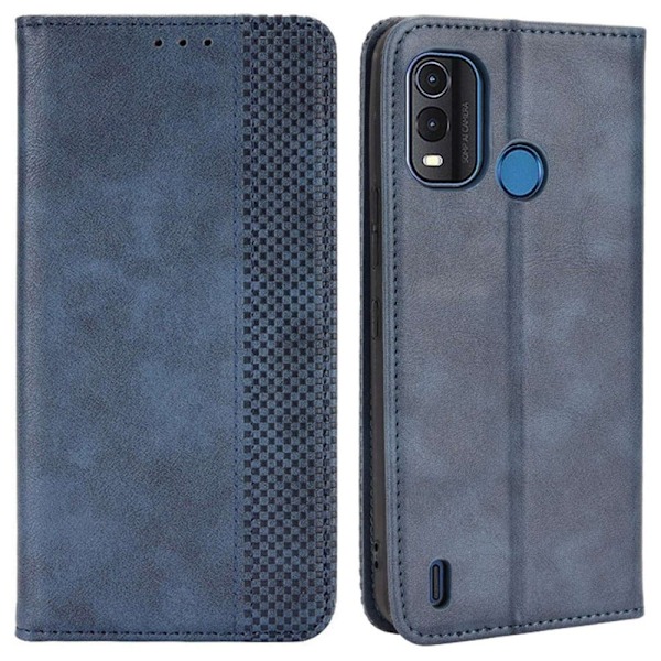 Bofink Vintage Nokia G11 Plus Læder Etui - Blå Blue