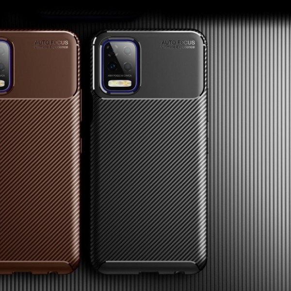 Carbon Shield LG K62 / K52 / Q52 case - Brown Brown