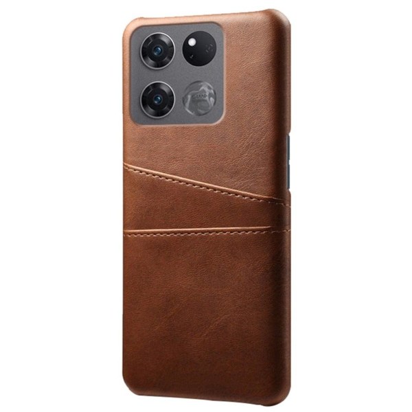 Dual Card OnePlus Ace Racing cover - Brun Brown