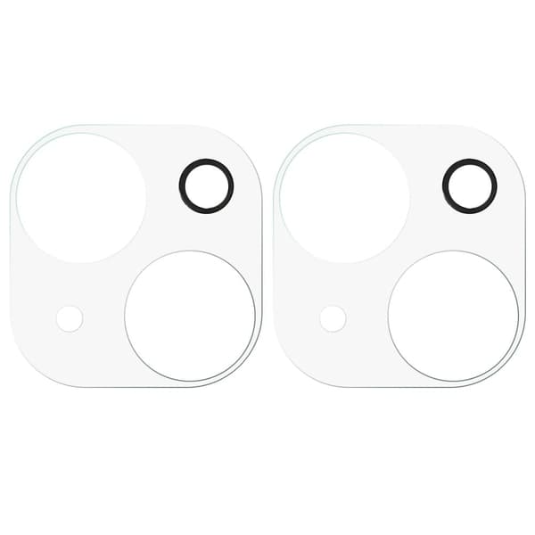 2Pcs iPhone 14 / 14 Max arc edge HD härdat glas kameralinsskydd Transparent