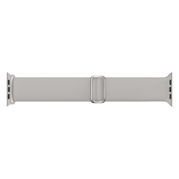 Apple Watch 40 mm justerbar silikone-urrem - Grå Silver grey