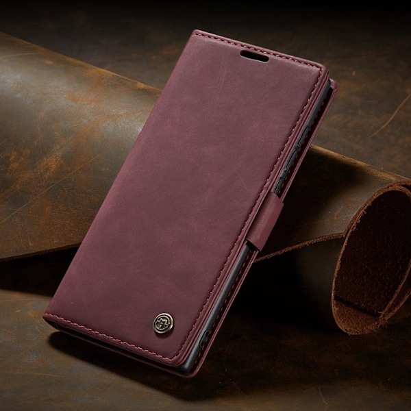 CaseMe vintage Samsung Galaxy Note 10 Lite fodral - Röd Röd