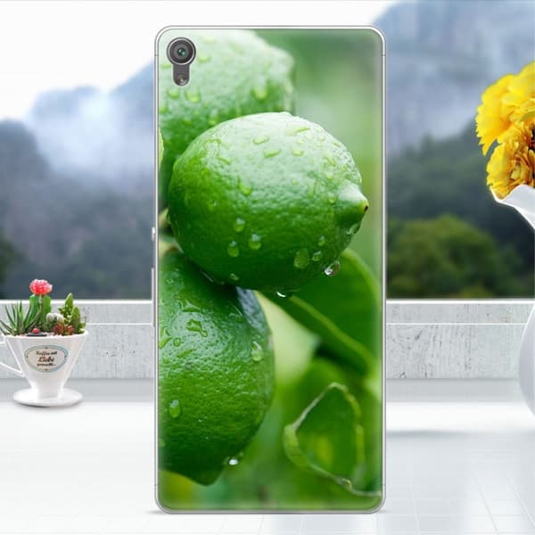 Sony Xperia XA Deksel laget av silikon - Lemon Green
