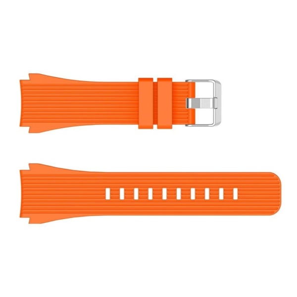 Samsung Galaxy Watch 3 (45mm) pin stripe silikon klockarmband - orange Orange