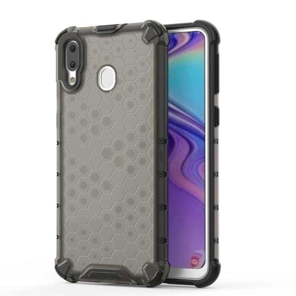 Bofink Honeycomb Samsung Galaxy M20 cover - Sort Black