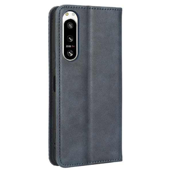 Bofink Vintage Sony Xperia 5 Iv Nahkakotelo - Sininen Blue