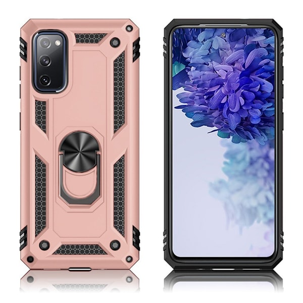 Bofink Combat Samsung Galaxy S20 FE 5G / S20 FE etui - rødguld Pink