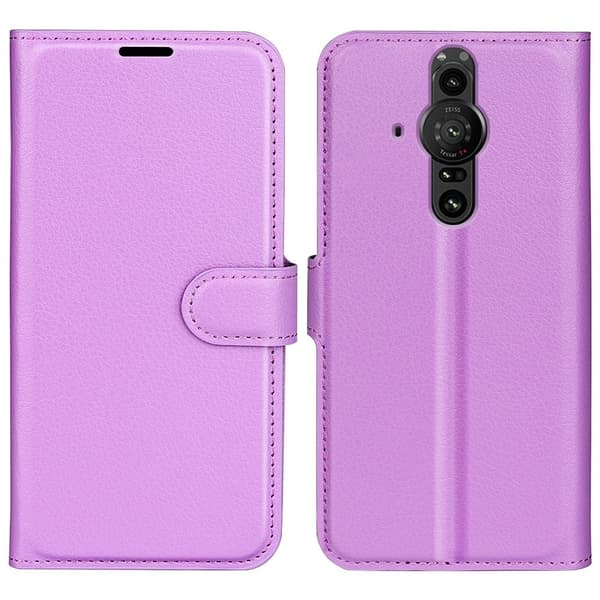 Classic Sony Xperia Pro-I Flip Etui - Lilla Purple
