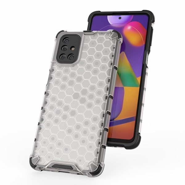 Bofink Honeycomb Samsung Galaxy M31s skal - Silver/Grå Silvergrå