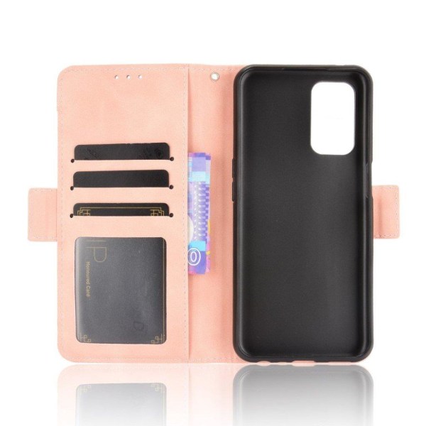 Moderni Nahkalaukku For OnePlus Nord N200 5G - Pinkki Pink