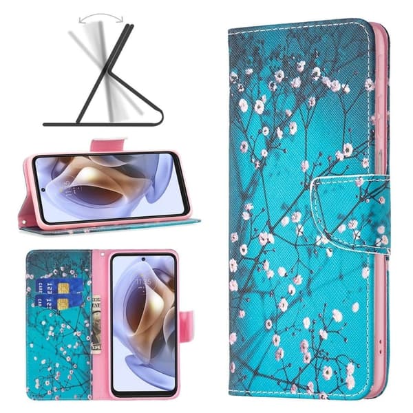 Wonderland Motorola Moto G71 5G fodral -Blå Blå