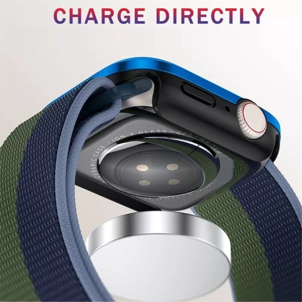 Apple Watch (41 mm) deksel i metallstil - Grå Silver grey