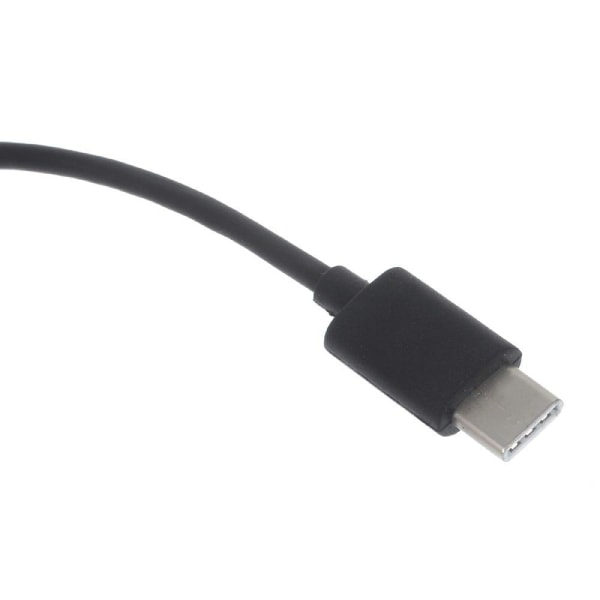 USB 3.1 Typ-C Male till USB 2.0 A Female OTG-kabel - Svart Svart