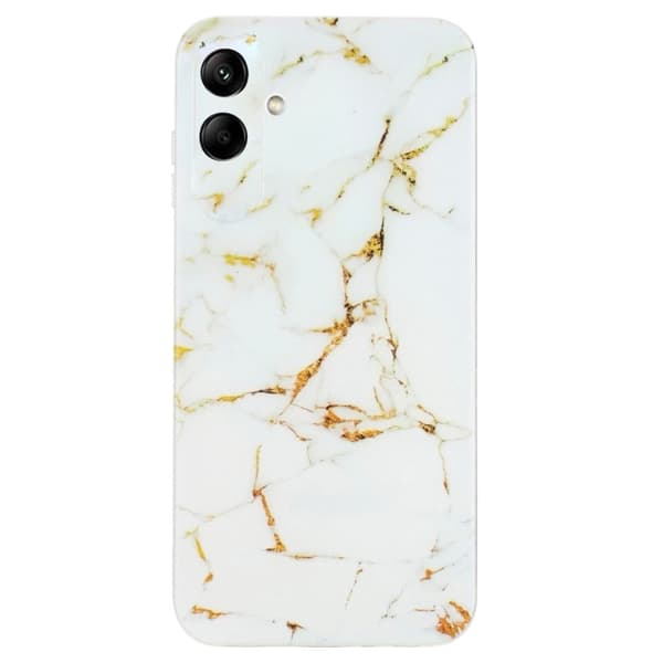 Marmordesign Samsung Galaxy A06 deksel - Hvit White