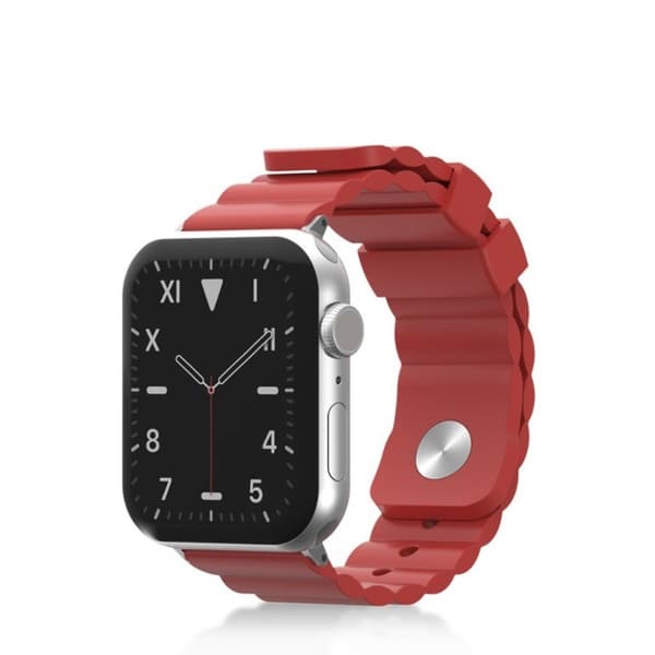 Apple Watch Series 5 / 4 40mm cool silikoneurrem - Rød Red
