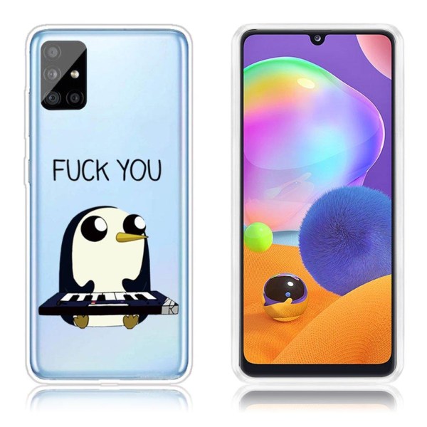 Deco Samsung Galaxy A31 kuoret - Pingviini Multicolor