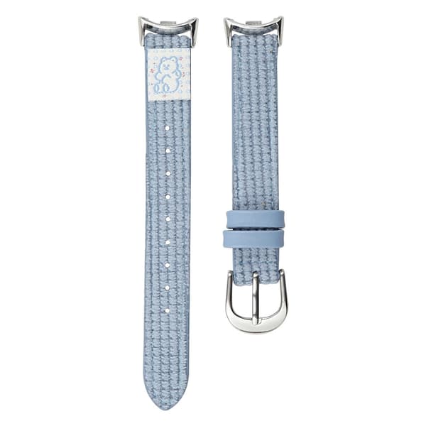 Watch Strap Xiaomi Smart Band 9 NFC / 9 / 8 NFC / 8 Slim Waffle Pattern Cartoon Wrist Band - Blue Blue