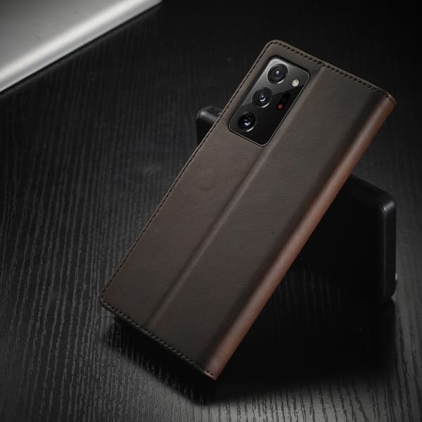 LC.IMEEKE Samsung Galaxy Note 20 Ultra Flip kotelot - Kahvi Brown