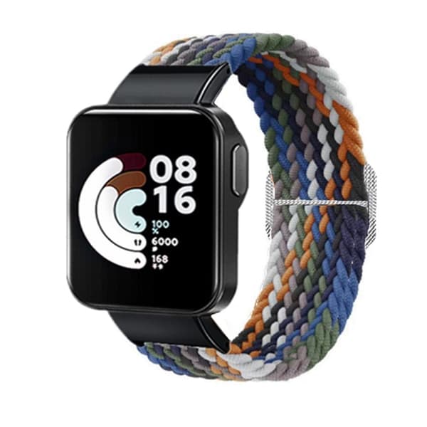 Xiaomi Redmi Watch nylon elastisk klokkerem - Denim Farge Multicolor