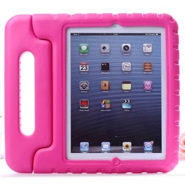 Bærbart EVA-skumbeskyttelsescover til børn med håndtag og stativ til iPad Mini - Rose Pink