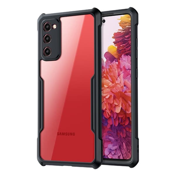 Stødsikker Hybrid Cover til Samsung Galaxy S20 Fe 2022 / S20 Fe 5g / S20 Fe - Sort Black