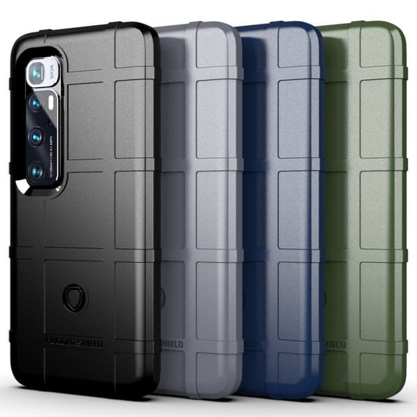 Rugged Shield Xiaomi Mi 10 Ultra kotelot - Harmaa Silver grey