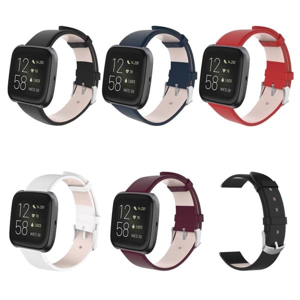 Fitbit Versa / Versa 2 / Versa Lite kestävä ranneke - Musta Blue