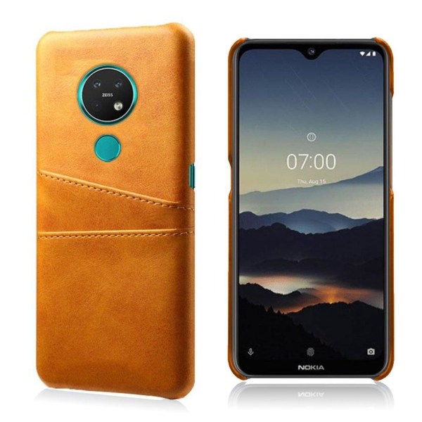 Nokia 7.2 / Nokia 6.2 skal med korthållare - Orange Orange