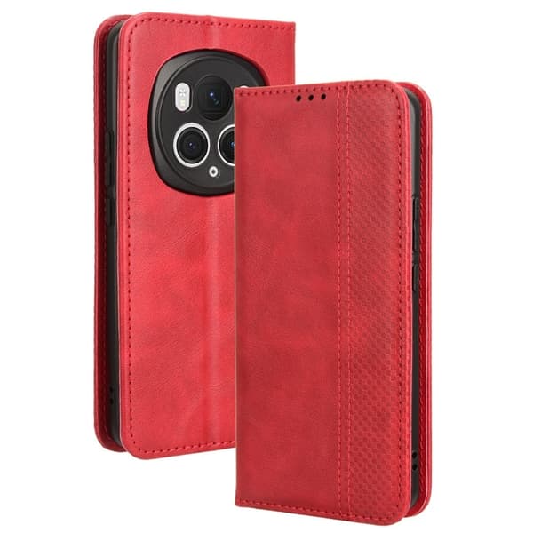 Bofink Vintage Honor Magic 6 Pro lærveske - Rød Red