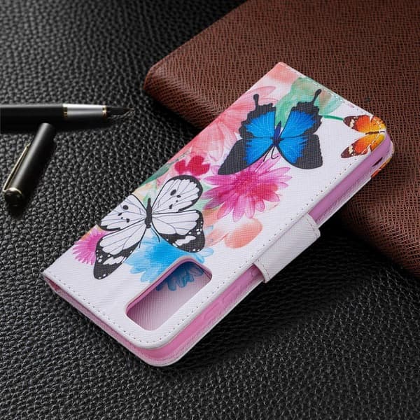 Wonderland Samsung Galaxy S20 FE 5G / S20 Fe Flippetui - Sommerfugler Multicolor