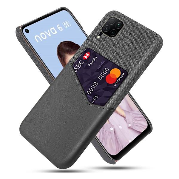 Bofink Huawei P40 Lite / Nova 6 SE kort deksel - Grå Silver grey